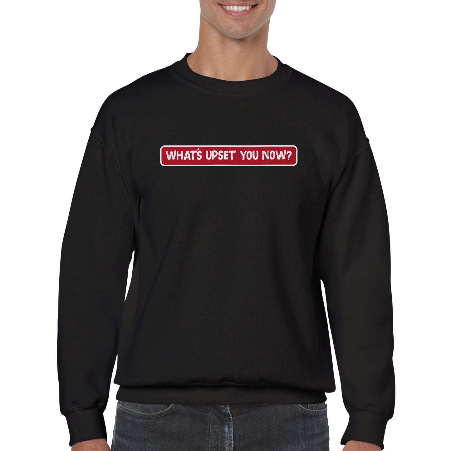 Unisex WUYN Strip Logo Crewneck Sweatshirt
